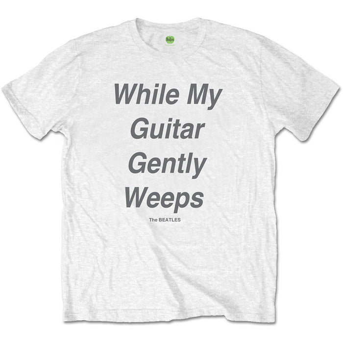 The Beatles My Guitar Gently Weeps White Large T-Shirt