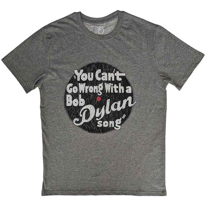 Bob Dylan You Can't Go Wrong Grey XXX-Large T-Shirt