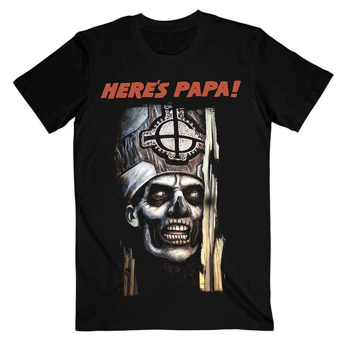 Ghost Here's Papa Back Black X-Large T-Shirt