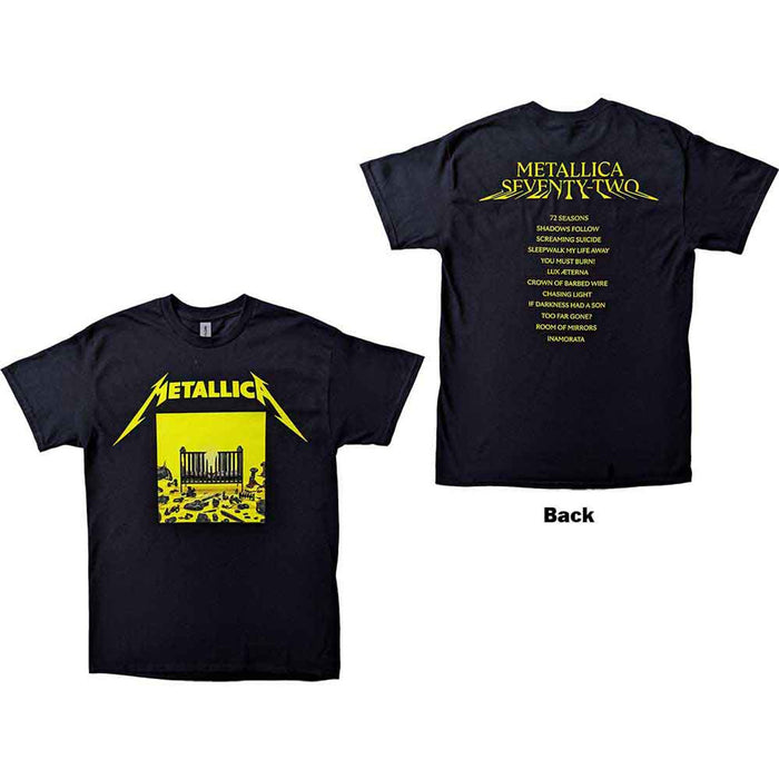 Metallica 72 Seasons Squared Cover Black XX-Large T-Shirt
