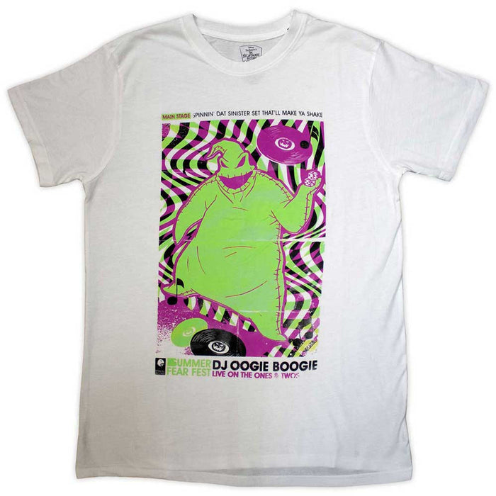 The Nightmare Before Christmas DJ Oogie Boogie White Large T-Shirt