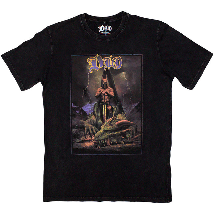 Dio Killing The Dragon Stone Wash Black XX-Large T-Shirt