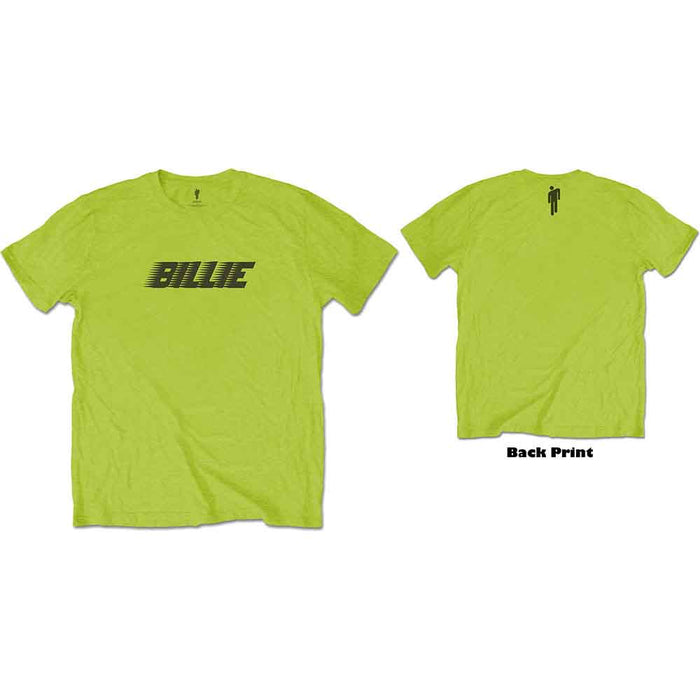 Billie Eilish Racer Logo & Blohsh Lime Green XX-Large T-Shirt