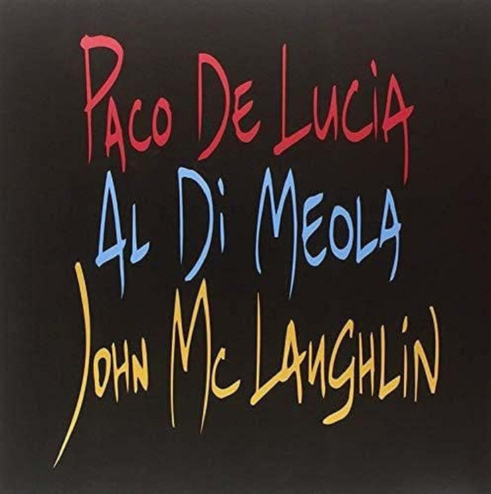 Paco De Lucia, Al Di Meola & John McLaughlin Guitar Trio Vinyl LP 2018