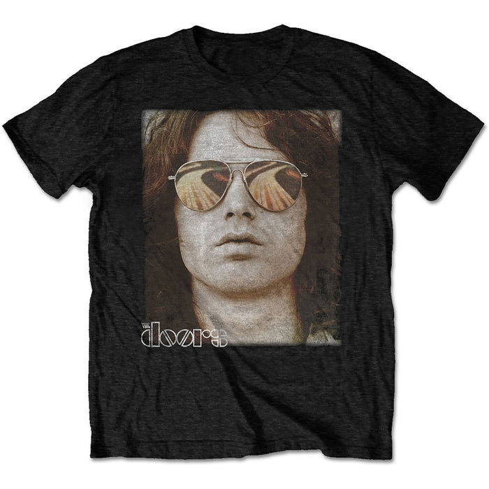 The Doors Jim Face Black Large T-Shirt