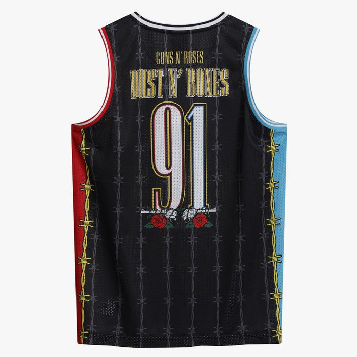 Guns N Roses Dust N Bones Charcoal Basketball Vest X-Large T-Shirt