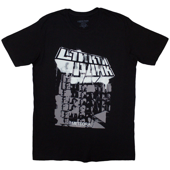 Linkin Park Spray Collage Black Large T-Shirt