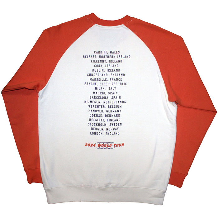 Bruce Springsteen Tour '24 Wheel White and Orange Medium T-Shirt