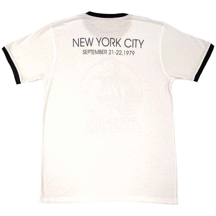 Bruce Springsteen NYC Ringer White Medium T-Shirt