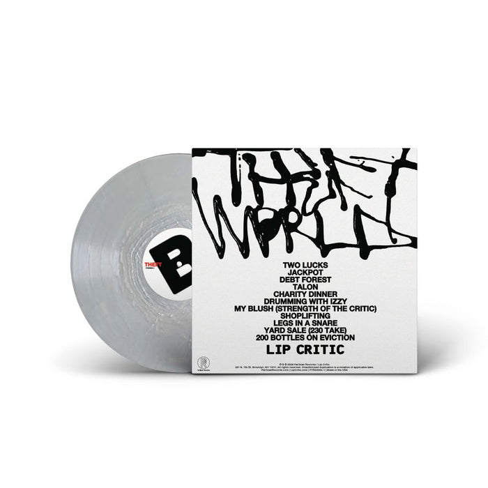 Lip Critic Theft World Vinyl LP Silver Metallic Colour 2026