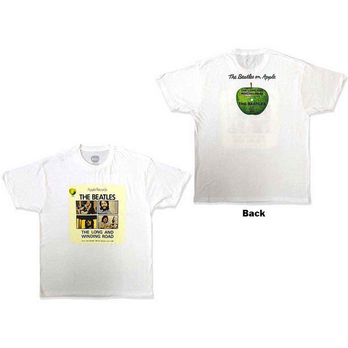 The Beatles Vintage Long & Winding Road White Large T-Shirt