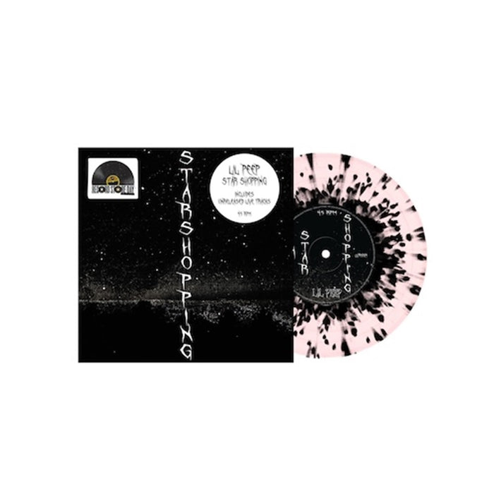 Lil Peep Star Shopping 7" Vinyl Single Clear Pink Black Splatter Colour RSD 2024