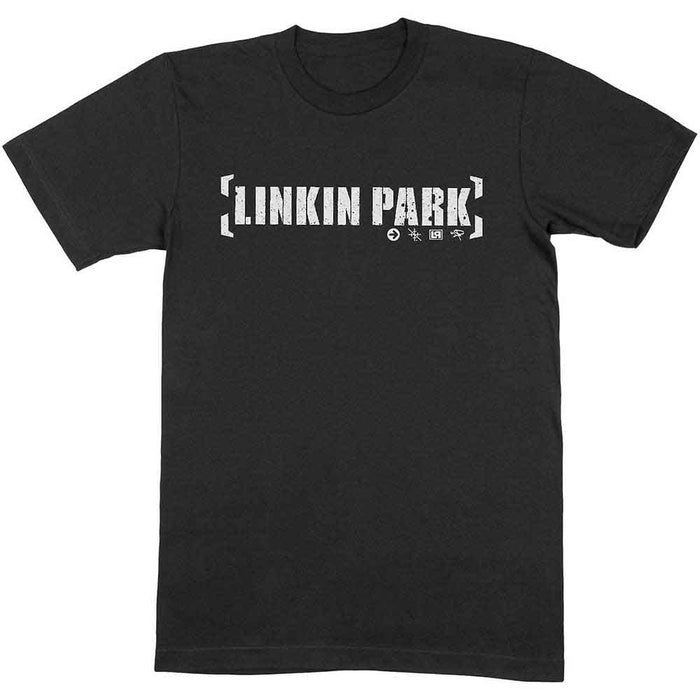 Linkin Park Bracket Logo Black Medium T-Shirt