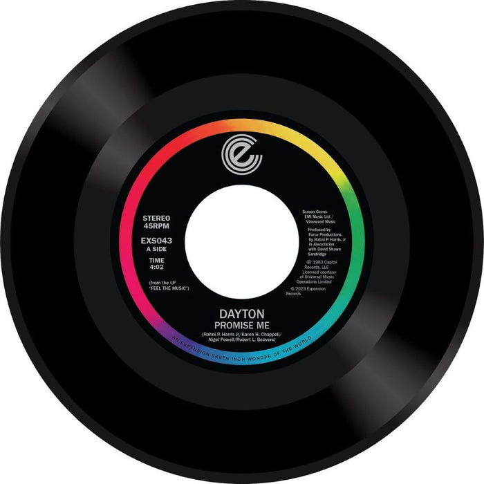 Dayton Promise Me / Eyes On You 7" Vinyl Single 2023