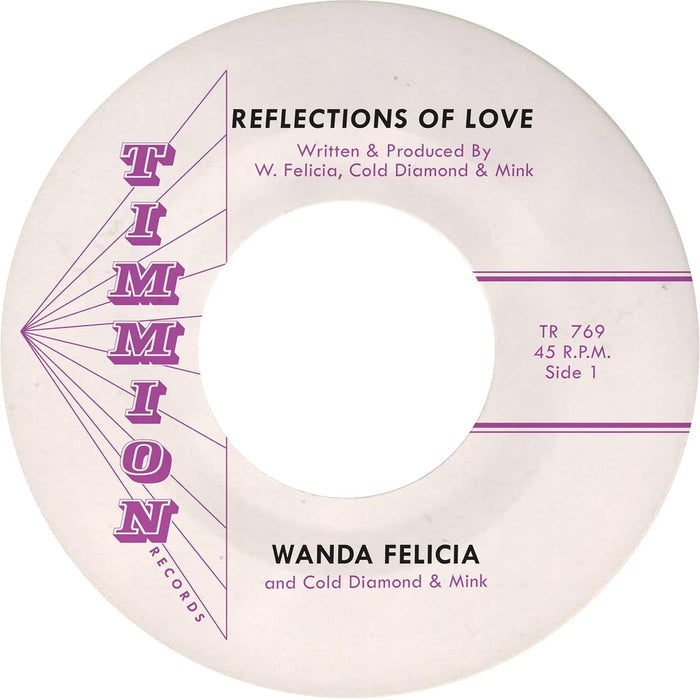 Wanda Felicia & Cold Diamond & Mink Reflections Of Love 7" Vinyl  Single 2026