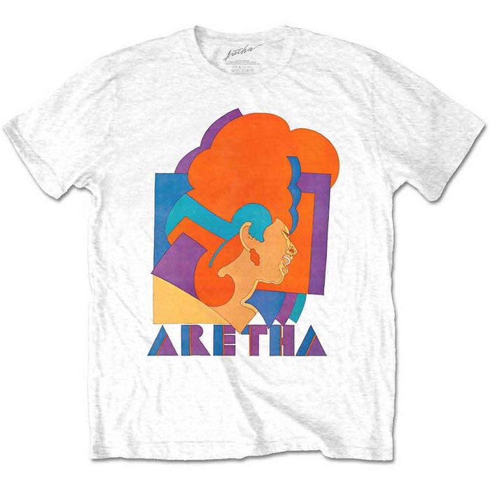 Aretha Franklin Milton Graphic White Medium T-Shirt