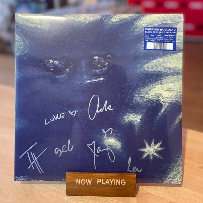 Black Country, New Road Forever Howlong Vinyl LP Indies Signed Eco Jazz Transparent Blue Colour 2025
