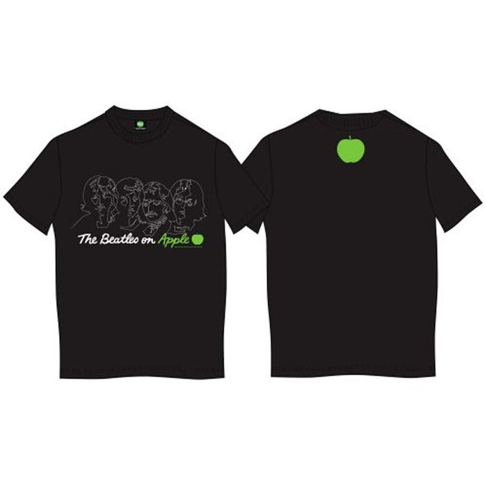 The Beatles On Apple Black XX-Large T-Shirt