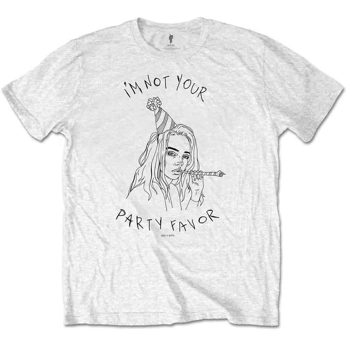 Billie Eilish Party Favour White Medium T-Shirt
