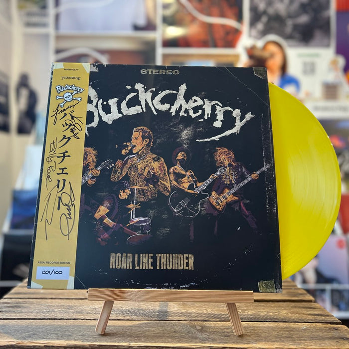 Buckcherry Roar Like Thunder Vinyl LP Signed Assai Obi Edition Yellow Colour 2025