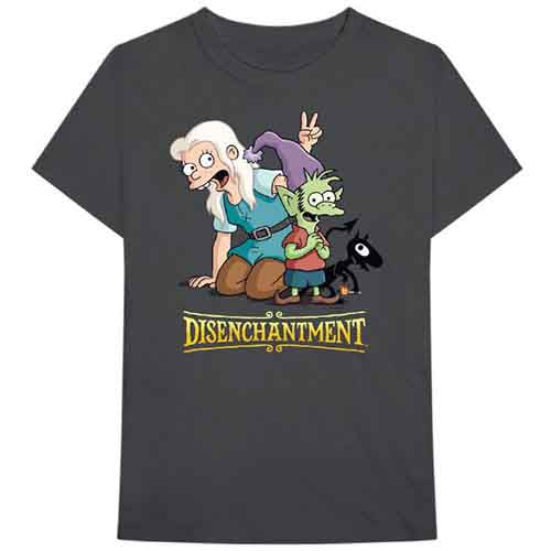 Disenchantment Group Charcoal XXL Unisex T-Shirt