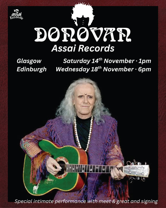 Donovan Sunshine Superman Instore Performance & Signing Glasgow (1pm Saturday 14th November 2026)