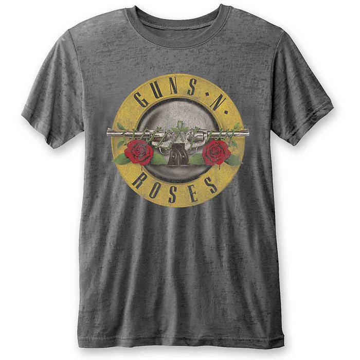 Guns N Roses Classic Logo Charcoal Medium Unisex T-Shirt