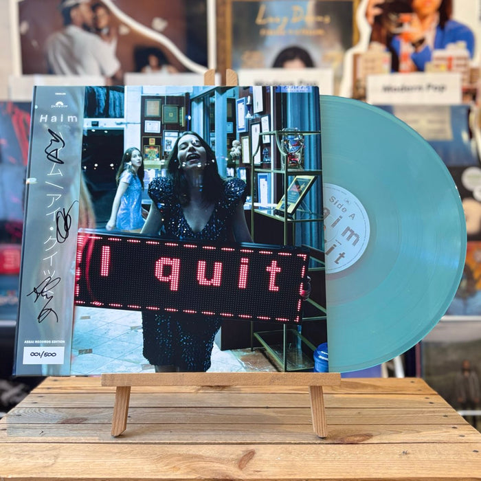 HAIM I quit Vinyl LP Signed Assai Obi Edition Light Blue Colour 2025