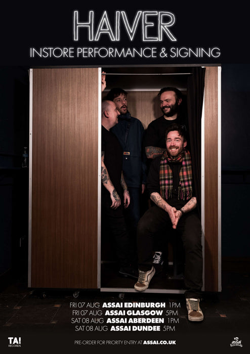Haiver The Ghost Dance Instore Performance & Signing Aberdeen Priority Entry with Pre-Order (1pm Saturday 8th August 2026)