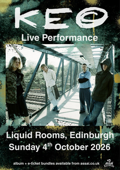 KEO Put A Smile On For Me Liquid Room Edinburgh Ticket Bundle Sunday 4th October 2026