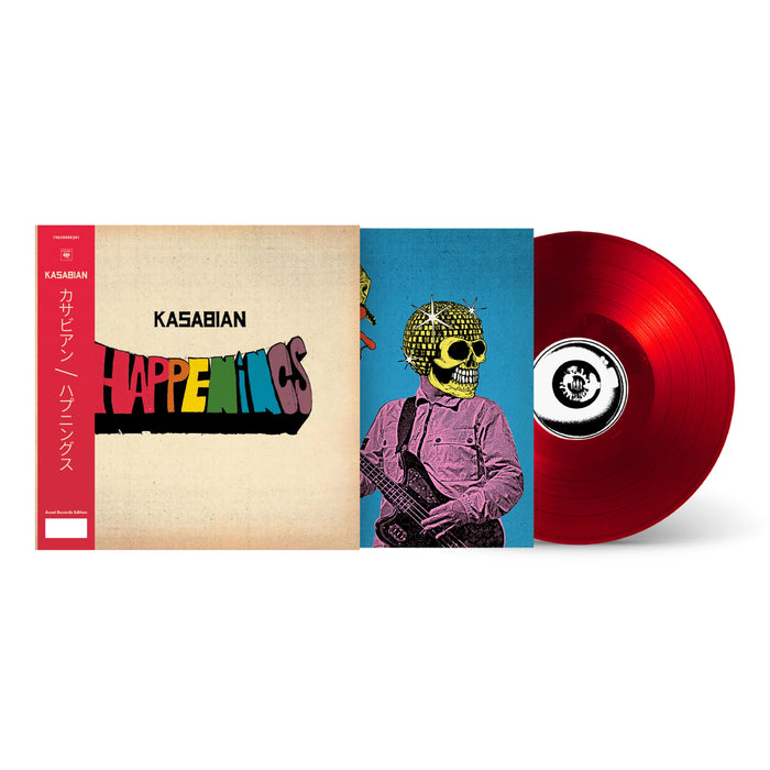Kasabian Happenings Vinyl LP Signed Assai Obi Edition Red Colour 2024