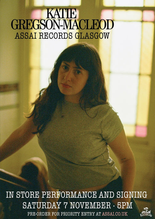 Katie Gregson MacLeod Albatross Instore Performance & Signing Glasgow Priority Entry with Pre-Order (5pm Saturday 7th November 2026)