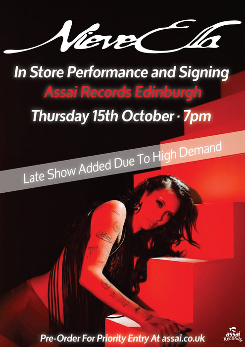 Nieve Ella How Long Will It Take? Instore Performance & Signing Edinburgh Priority Entry with Pre-Order (7pm Thursday 15th October 2026)