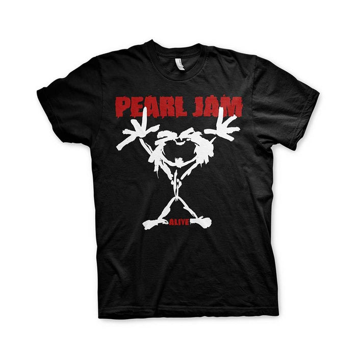 Pearl Jam Stickman Black Medium T-Shirt