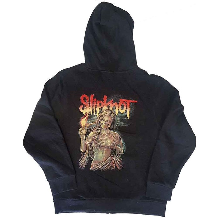 Slipknot Burn Me Away Dark Grey XXX-Large Zipped Hoodie