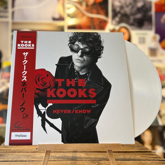 The Kooks Never/Know LP Signed Assai Obi Edition White Colour 2025