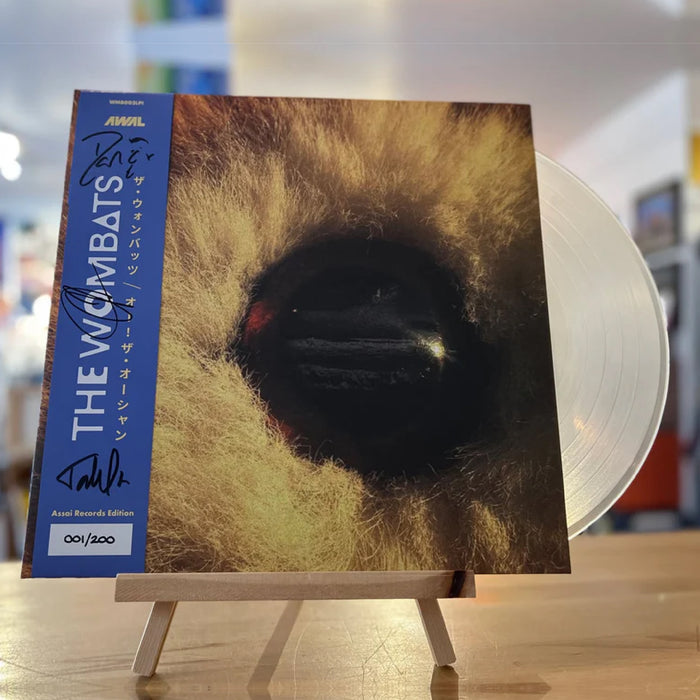 The Wombats Oh! The Ocean Vinyl LP Signed Assai Obi Edition Cloudy Clear Colour 2025