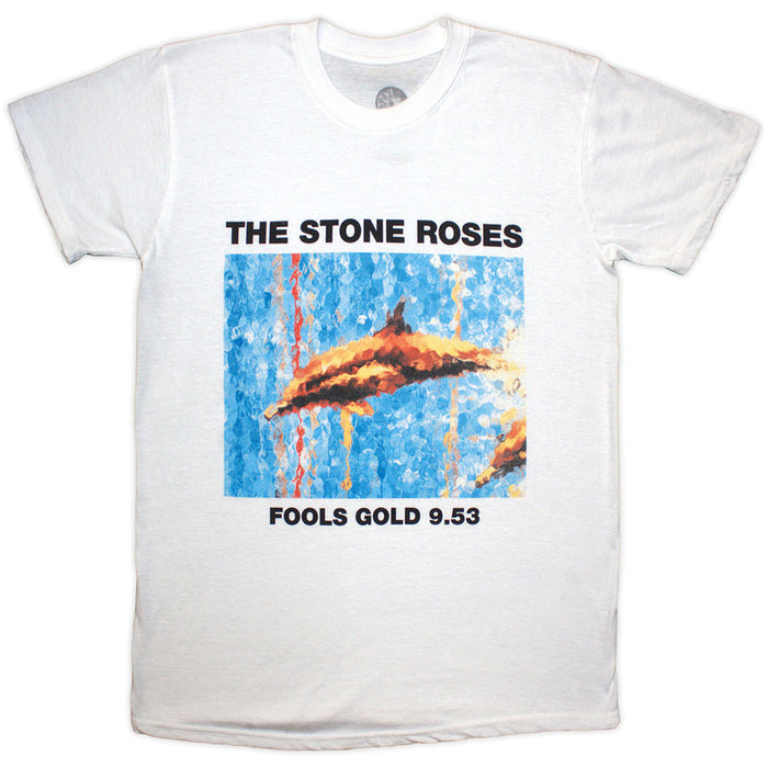 The Stone Roses Fools Gold White X-Large T-Shirt