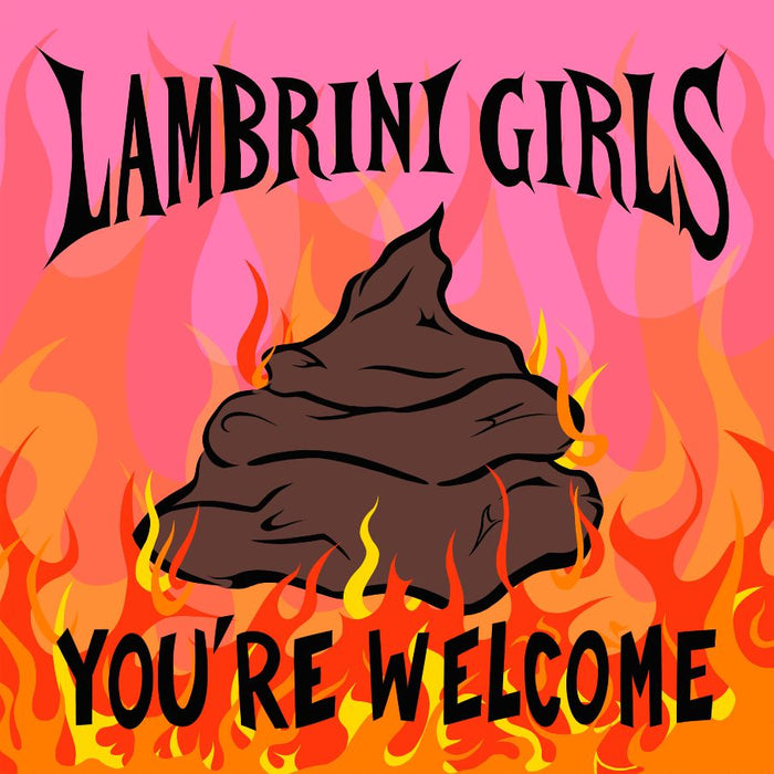 Lambrini Girls You're Welcome Vinyl LP Red/Orange Colour 2025