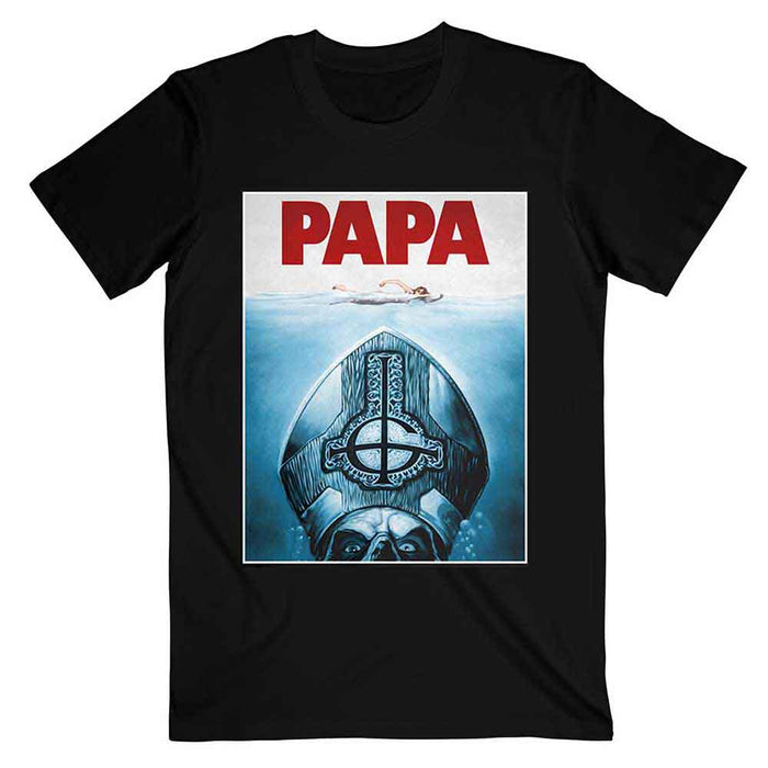 Ghost Papa Jaws Black Small T-Shirt