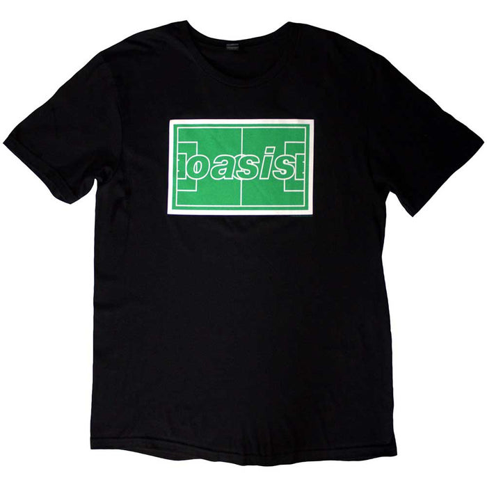 Oasis Maine Road Football Pitch Black XX-Large T-Shirt