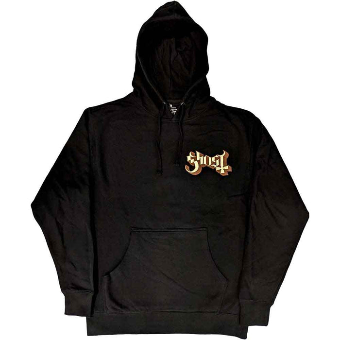 Ghost Logo Black Small Hoodie