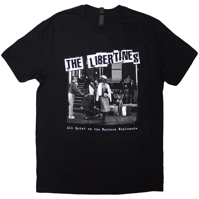 The Libertines All Quiet On The ... Album Black & White Large T-Shirt