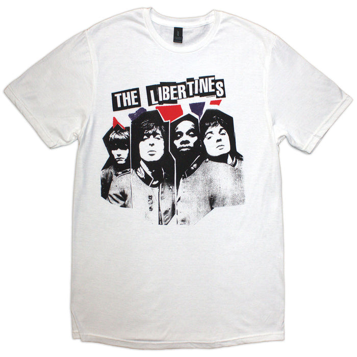 The Libertines RIP Flag Xerox White XX-Large T-Shirt
