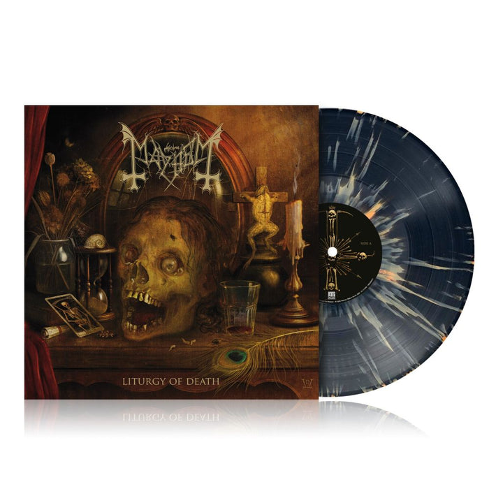 Mayhem Liturgy of Death Vinyl LP Indies Black & Apricot Splatter Colour 2026