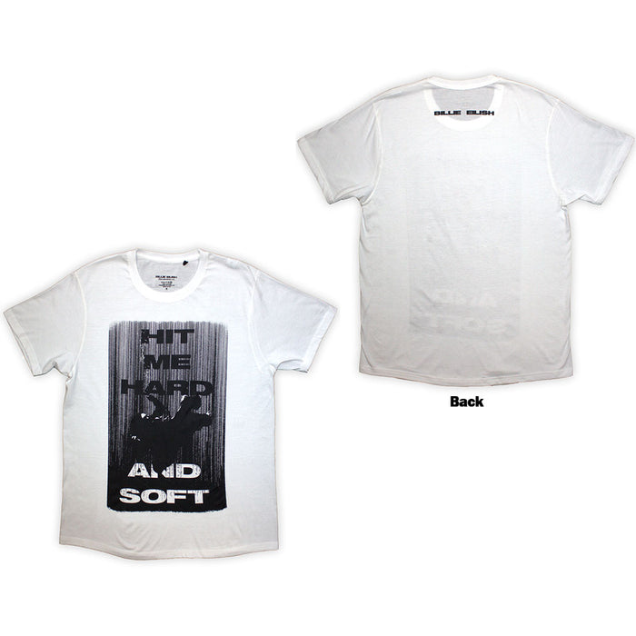 Billie Eilish Hit Me Hard And Soft Falling White Large T-Shirt