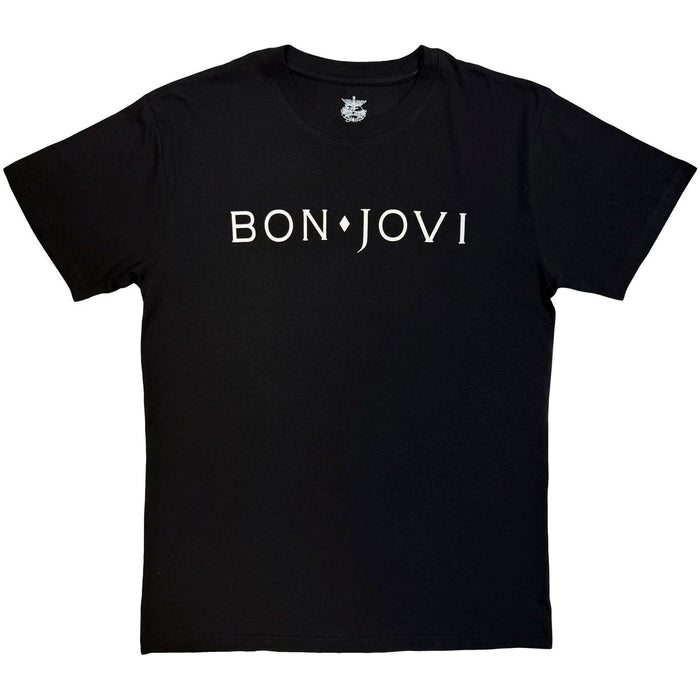 Bon Jovi Logo Black Large T-Shirt