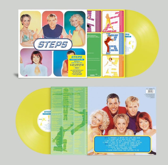 Steps Steptacular Vinyl LP Neon Yellow Colour 2024