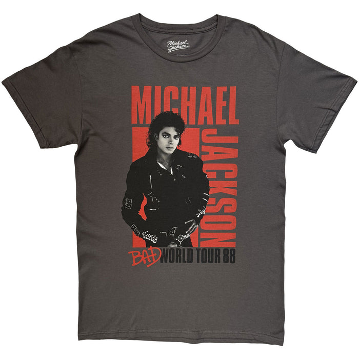 MichaelJackson_Bad World Tour '88_Uni_CHAR_TS:  S Unisex: Music T-Shirt