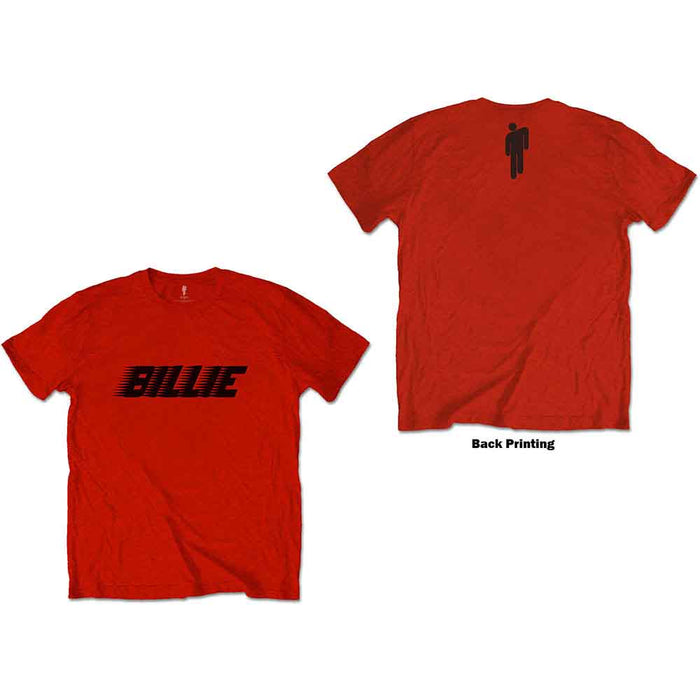 Billie Eilish Racer Logo & Blohsh Red XX-Large T-Shirt